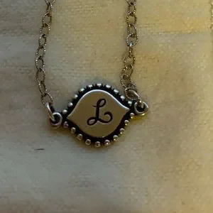 James Avery Jewelry James Avery L Memoir Initial Necklace